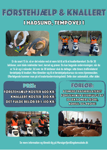 Førstehjælp & knallert - Hadsund 102 - Klik for at tilmelde dig