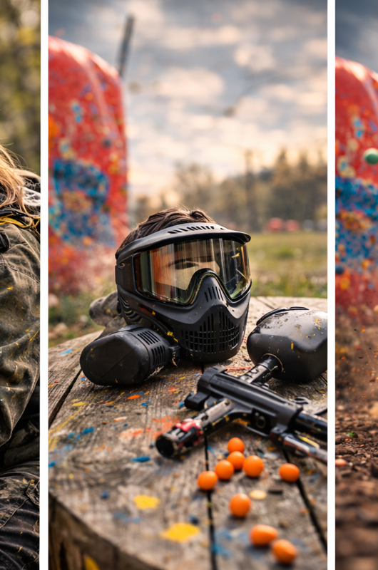 Billede af paintball